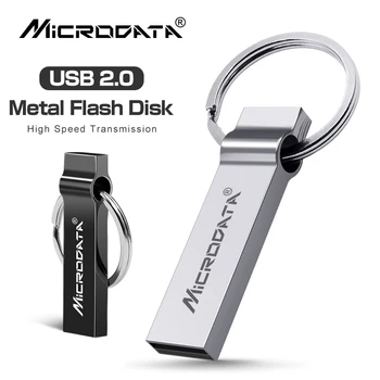 Metallist USB Flash Drive 8GB 16GB, 32GB Pendrive 64gb 128gb Flash Memory Stick veekindel thumbdrive Pen Drive usb-disk auto