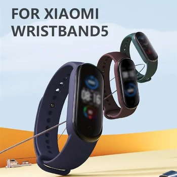 23 Värvi Xiaomi Mi Band 5 Silikoonist Roosa Asendamine Käepaela Käevõru Watchband Jaoks Xiomi Mi Band5 Miband 5 Randmepaela