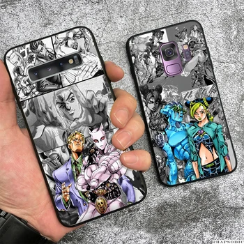 JoJo ' s Bizarre Adventure anime Tähemärki kollaaž telefon case For Samsung galaxy s8 s9 s10e s10 lisa 8 9 10 Pluss shell kate
