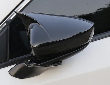 Sobib Mazda CX-30 CX30 2019 2020 Auto Tarvikud ABS Must tahavaatepeeglit Külje Ukse Peegel Kleebisega Katta Sisekujundus 2tk
