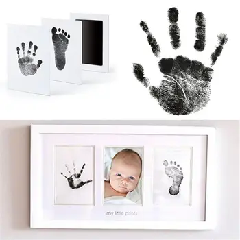Beebi Tint Handprint Jalajäljed Padjad, Mitte-mürgised, Ohutu Templipadjad Komplektid Baby Shower Vastsündinud Beebi jälg Pad Jalajälg Pad Inkless