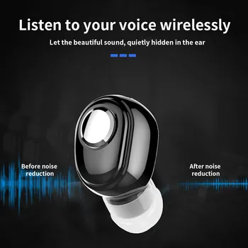 Mini-Juhtmeta Bluetooth-Kõrvaklapp V5.0 Stereo in-ear Headset koos Mic Sport Töötab Earbuds Kõrvaklapid Samsung Huawei Xiaomi