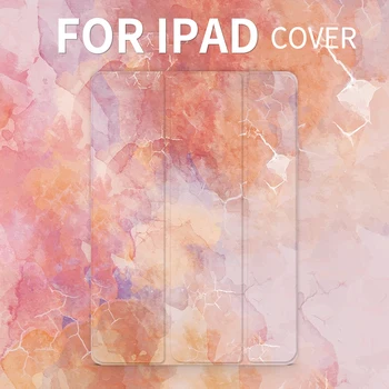 Punane Oranž Marmor Magnet Kokkuklapitavad Case For iPad Pro9.7