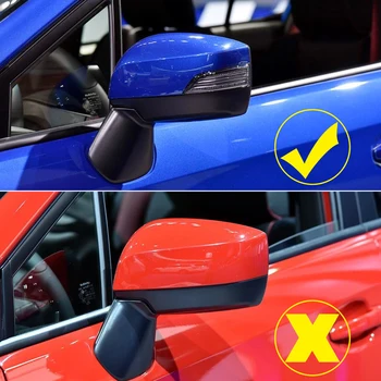 Sobib Subaru WRX STi-2019 Auto Auto Välisilme Tarvikud ABS Süsiniku tahavaatepeeglit Külje Ukse Peegel Kaitsekile Katab Sisekujundus 2tk
