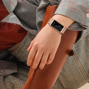 Bling Bänd Fitbit Eest 3 SE Kella Rihm Rhinestone Roostevabast Terasest Käevõru Fitbit Eest 4 / 3 / 3 SE Watchbands