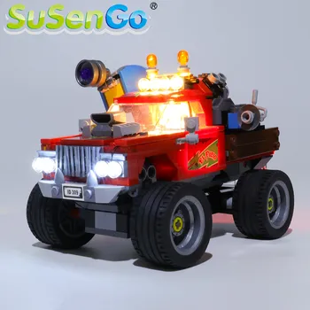 SuSenGo LED Light kit For 70421 El Fuego on Stunt Veoauto , (Mudelit Ei Kuulu komplekti)