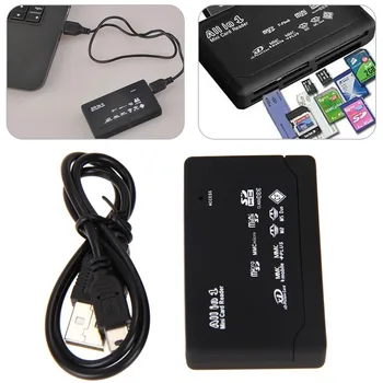 USB-Kaardi Lugeja, Windows 10 USB 2.0 External SD SDHC, Mini Micro M2 MMC, XD CF Toetab Full Speed Mälukaardi Lugeja