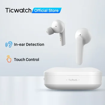TicPods Tasuta (Renoveeritud) Tõsi, Traadita Bluetooth-Earbuds 18 Tundi Aku Kiire Laadimine IPX5 Veekindel Touch Control
