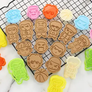 Slam Dunker Sakuragi Lille Tee Jaapani Anime Multikas Biskviit Hallituse Diy Küpsetamine Vahend 3d-kolmemõõtmeline Cookie Kutter Hallitus