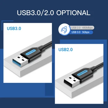 Sekkumise teel USB 3.0 pikenduskaabel A-Tüüpi Mees, et Mees Kaabel 3.0 2.0 Extender Juhe Kõvaketta, TV Box Sülearvuti USB - > USB Kaabel