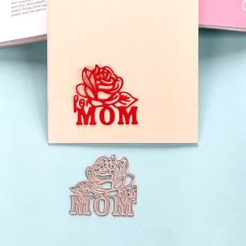 DUOFEN METALLI LÕIKAMINE SUREB tõusis emadepäeva šabloon DIY Scrapbook Paberist Album 2019 uus