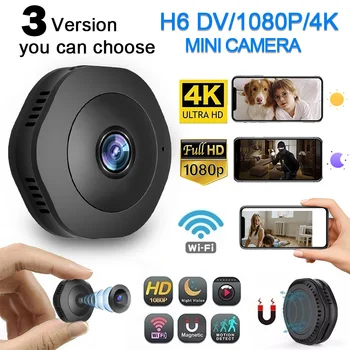 HD WiFi/DV CCTV Kaamera Sport DV Kamera 4K 1080P Öö Versioon Micro DVR Kaugjuhtimispult Liikumisandur H. 264 Kaamera