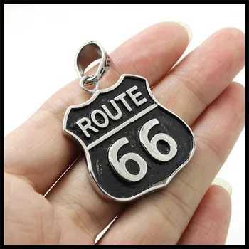 2tk/lot Route 66 Lahe Ripats 316L Roostevabast Terasest Biker USA Maanteel Ripats