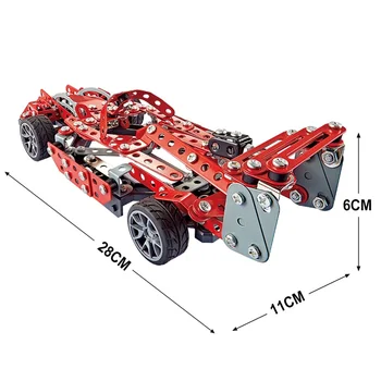 287pcs Linna Seeria High-tech Metallist F1 Racing Vormel Auto ehitusplokid kokku pandud DIY võidusõiduauto Tellised Mudel Mänguasjad Lapsele Kingitus