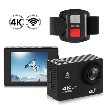 4K Wifi Action Kaamera 1080P Hd 16Mp Helmet Cam Veekindel Dv Remote Control Sport Dvr Video