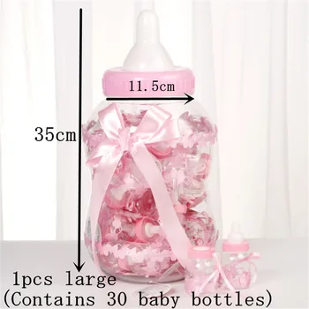 35cm Suur Pudel Beebi Kingitus Candy Box Baby Shower Kaunistused Kasuks Kingitus DIY Pudel Beebi Esimest Sünnipäeva Teenetemärkide Lapsed