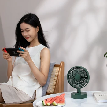 Xiaomi Sothing Desktop Fan Digitaalne Ekraan Väriseb Pea, USB Ventilaator Astmevaba Tuule Kiirus Madal Müra Kaasaskantav Voog Versioon Kodu