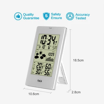 FanJu Termomeeter Hygrometer Baromeeter Wireless Weather Station Äratuskell Ilm Ennustaja Temperatuuri-Niiskuse Mõõtja