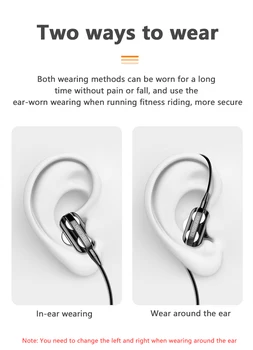 Uusim 3D-Stereo-Peakomplekti Dünaamilised Kõrvaklapid 2 Draiverid Moving Coil Raud 3.5 mm Universaalne In-Ear Juhtmega Kõrvaklapid Telefoni