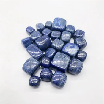 Lapis lazuli Kukkunud Kivi Ebaregulaarne Poleerimine Looduslik Mineraal Kristall Ja kvarts Palm Rant Kiip Armastust Tšakrate Tervendamine Decor
