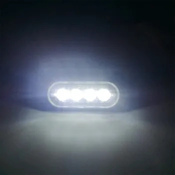 1tk 12V 4LEDs Veekindel Auto Avarii Beacon 12W Signaali lightWarning Kerge Oht Flash Strobo Valgus Baar Veoauto