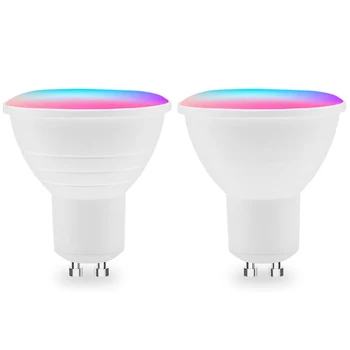 Tuya Wifi Smart Gu10 LED Lamp Tähelepanu keskpunktis 5W RGB+CW Lamp Smart Elu APP Smart Pirn hääljuhtimine Tööd Alexa Google Kodu