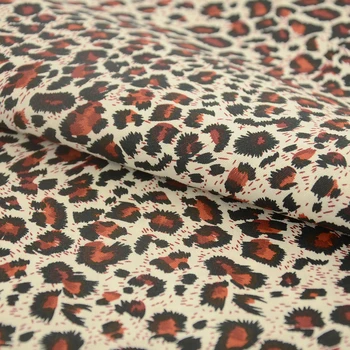 Booksew Leopard Mustrid Puuvillane Twill Kangast Õmblemise Naiste Riided Quilting Näputöö kodutekstiili, Mille Kohta Meetrit