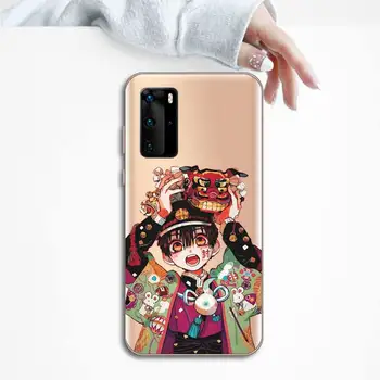 Jibaku Shounen Hanako kun Telefoni Juhul Läbipaistev Huawei P20 P30 P40 lite pro P smart 2019 au 8x 10i