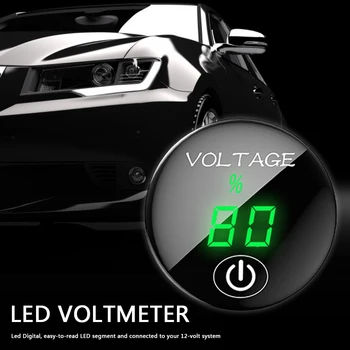 SM 5-48V Digitaalne Paneel Voltmeeter LED-Ekraan, Pinge Meetri Patarei Tester Touch Lüliti Auto, Auto, Mootorratas