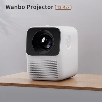 Wanbo T2 MAX Full HD Mini LED Projektor 1920*1080P tugi 4K video Proyector Smart WIFI Android Beamer kodukino