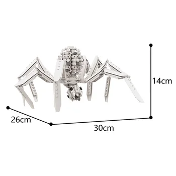 Loominguline Valge Ruumi Olend Seeria Spider Wars Jää Mudel ehitusplokk Tellised KES DIY Mänguasjad, Lapsed Laste Haridus Kingitus