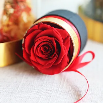Eternal Rose Lahtrisse Säilinud Tõeline Roos Lilled Box Set Parima emadepäeva Kingitus Romantiline ystävänpäivä Kingitused Hulgimüük