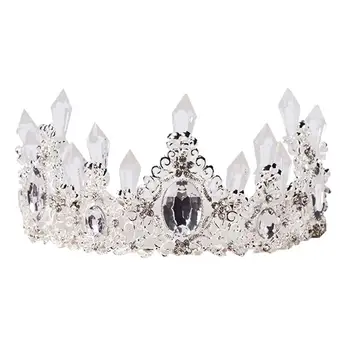 Crystal Rhinestone Crown Princess Koogikarpides Torukübar Kaunistused Pulmi, Sünnipäeva Kook Teenetemärgi Küpsetamine Tarvikud