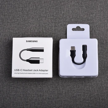 Originaal Samsung USB-C Tüüpi Peakomplekti Pesa Adapter 3,5 MM Kõrvaklapid Audio Kaabel Galaxy A60 A80 A90 A8S Note10 Pro S20+ S20 Ultra