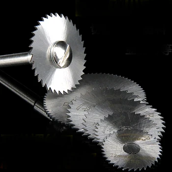 Metall-Lõikur Spindlil Võimu Puidutöötlemine lõikekettad 6tk HSS ToolCircular Saetera Jaoks Pöörlevad Tööriistad Puur Mini