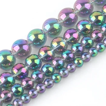 Pinnatud Multicolor Crystal Helmed AB Poleeritud Austria Crystal Glitter Kuukivi Ring Helmed Ehete Tegemise Distants Helmed DIY