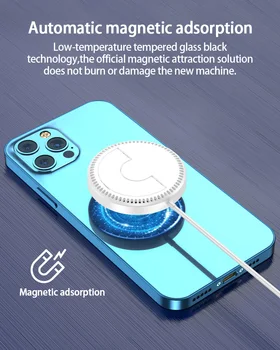 15W Magnet Traadita Laadimise iPhone 12 Pro Max Mini Kiire Laadija iPhone 11 XS X Juhtmeta Laadija Puhul Huawei Xiaomi Qi
