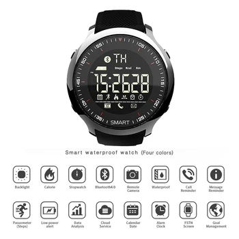 LOKMAT MK18 Veekindel Smart Watch tervisespordi Peeter Kõne Meeldetuletusega, Smart Vaadata