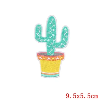 Taime Tikitud Raud Plaaster Riided DIY Loominguline Märgid Cactus Plaastrid Riided Seljakott Kauboi Jope Kleebised F