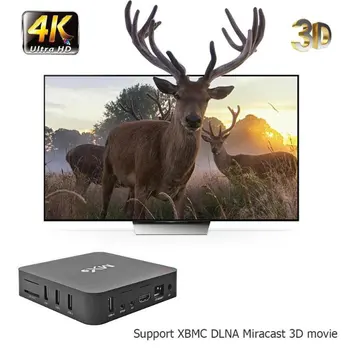 4K Mini Smart TV Box Android 2.4 G WiFi Tugi Ethernet WLAN 3228A Quad-Core Media Player Network Set Top Box