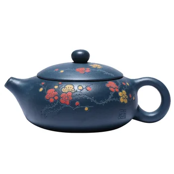Yixing Teekann, Keraamiline Käsitöö Lilla Savi Xi Shi Potid Kung Fu Veekeetja Sobiks Piima Oolong Tee Puer Handpainted Teaware