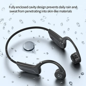 Z8PRO Traadita Bluetooth-5.0 Kõrvaklapid Luu Juhtivus Kõrvaklapid Outdoor Spordi-Peakomplekt koos Mikrofoniga Kõrvaklapid