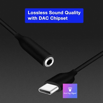 USB Tüüp C DAC 3.5 Jack Kõrvaklapid Audio Kaabel SAMSUNG Galaxy Märkus 10 20 Pluss S10 S20 USB ja 3,5 mm 3 5 Xiaomi OnePlus