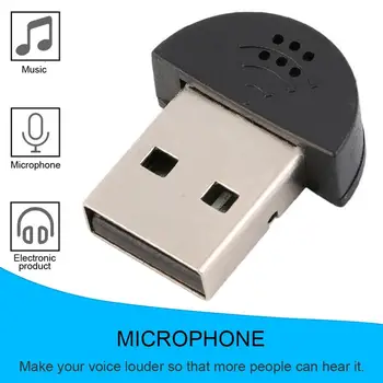 Super Mini-USB Kerge USB 2.0 Mikrofon MIC, Audio Adapter 100-16kHz ARVUTI Sülearvuti Laptopest