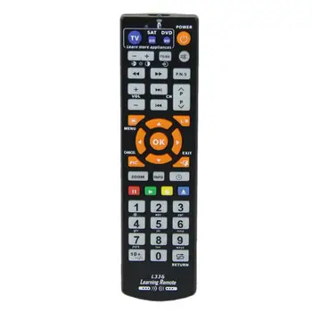 Universaalne L336 Smart Kaugjuhtimispult Kontroller Õppida Funktsioon TV-VCR CBL DVD-SAT-T VCD, CD HI-FI
