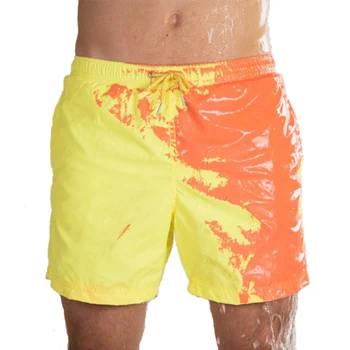 2021 Kiire Kuiv Beach Lühikesed Püksid Meeste Maagiline Värvi Muuta Ujumine Lühike Reisikohvrid Suvel Ujumistrikoo Ujumisriided, Lühikesed Püksid