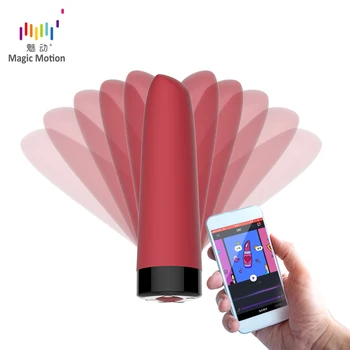 Sugu mänguasi kliitori Vibraator Huulepulk Vibe Kaugjuhtimispult smart APP Magic Motion Vagiina Massager Vibreeriv Muna Flamingo Naine