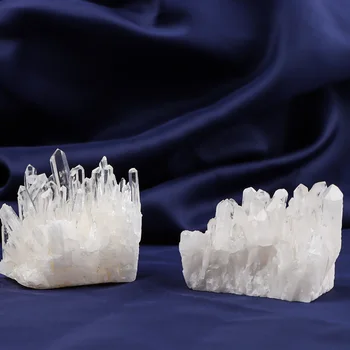 Haruldane Looduslikult Kaunis Selge Quartz Crystal Klastri Raw Mineraalid Tervendav Aura Kodu Kaunistamine Dekoratiivsete Degaussing Kivi