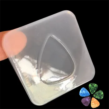 Geometric Triangle Plectrum Silicone Mold Jewelry Pendant Casting DIY Mold for Resin