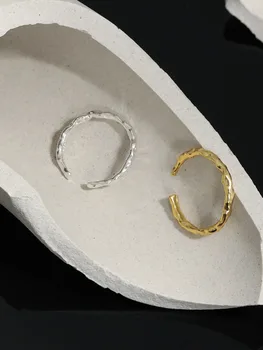 S'STEEL Minimalistlik Rõngad Sterling Hõbe 925 Naiste Geomeetriline Isikupärastatud Trendikas Reguleeritav Rõngas 2021 Suundumusi Fine Jewellery